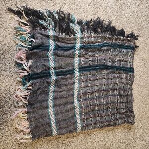 Forever 21 Multicolor Woven Fringe Scarf